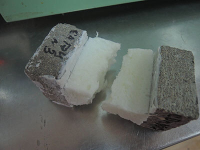 Рисунок внешнего вида образцов после определения прочности сцепления (со Стиз Д при температуре минус 10 градусов)